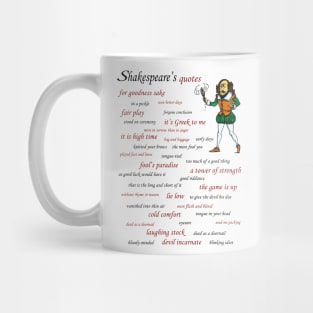 Shakespeare's quotes Mug